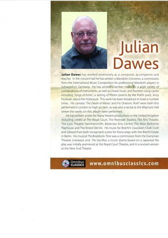 FIVE OUTSTANDING WORKS FROM THE COMPOSER JULIAN DAWES