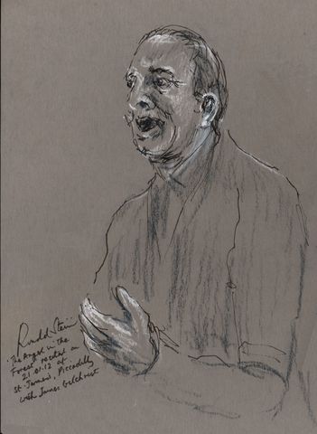 A DRAWING OF OUR FRIEND ARTIST – RONALD STEIN DURING A CONCERT OF ANGEL IN THE FOREST